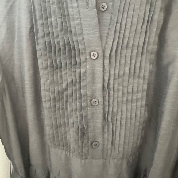 Anthropologie Charcoal Long-Sleeve Dress - Picture 5 of 8